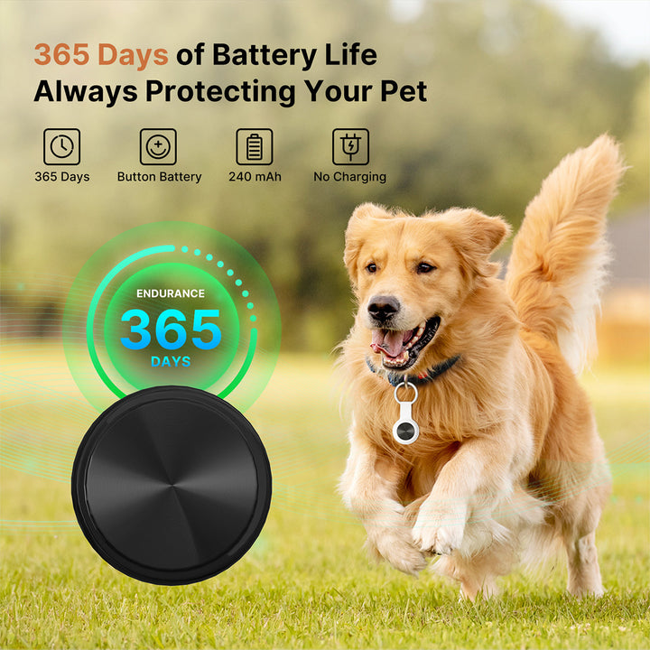 Outdoor pet GPS tracker, a lightweight and waterproof device for secure pet tracking and safety.