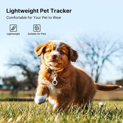 Wireless pet GPS tracker, waterproof and durable, perfect pet supply for outdoor safety and location.