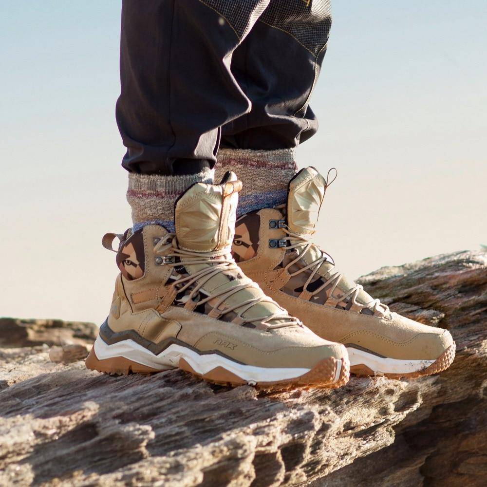 Unisex waterproof mid-top hiking boots for trekking, durable outdoor footwear with suede accents