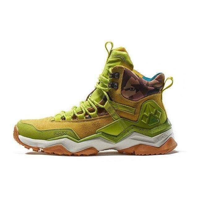 Suede waterproof hiking boots, unisex mid-top, great grip for outdoor trekking adventures