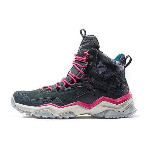 Unisex waterproof mid-top hiking boots, premium suede for outdoor trekking and adventure