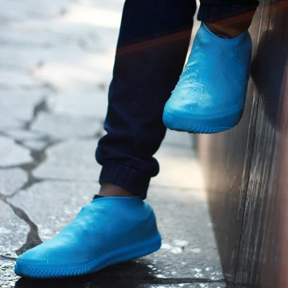 Portable waterproof non-slip shoe covers provide ultimate outdoor protection from mud & rain. Essential travel gear.