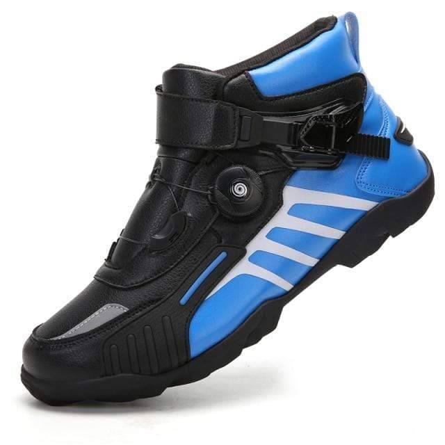 Unisex all-season off-road motorcycle riding boots, durable protective footwear for cycling