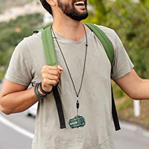 Flameless plasma arc lighter, windproof and rechargeable, a must-have outdoor survival tool.