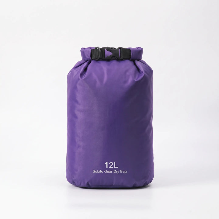 Keep your valuables dry with this unisex waterproof roll-top dry bag, essential for any camping or boating adventure.