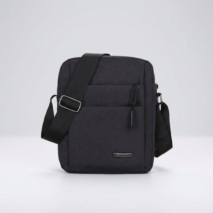 Durable Oxford waterproof sling bag, GuardSatchel, perfect travel accessory for secure, compact carry.