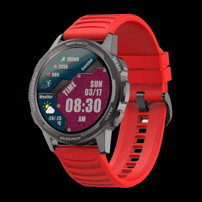 Unisex wearable tech: a sleek, waterproof smartwatch with alloy case, ideal for fitness and health monitoring.