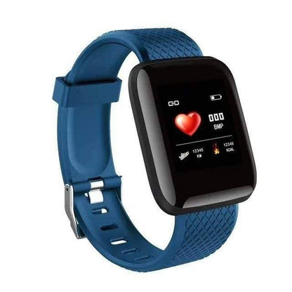 Waterproof sport smart watch, ideal health bracelet for men and women, compatible with Android/iOS.