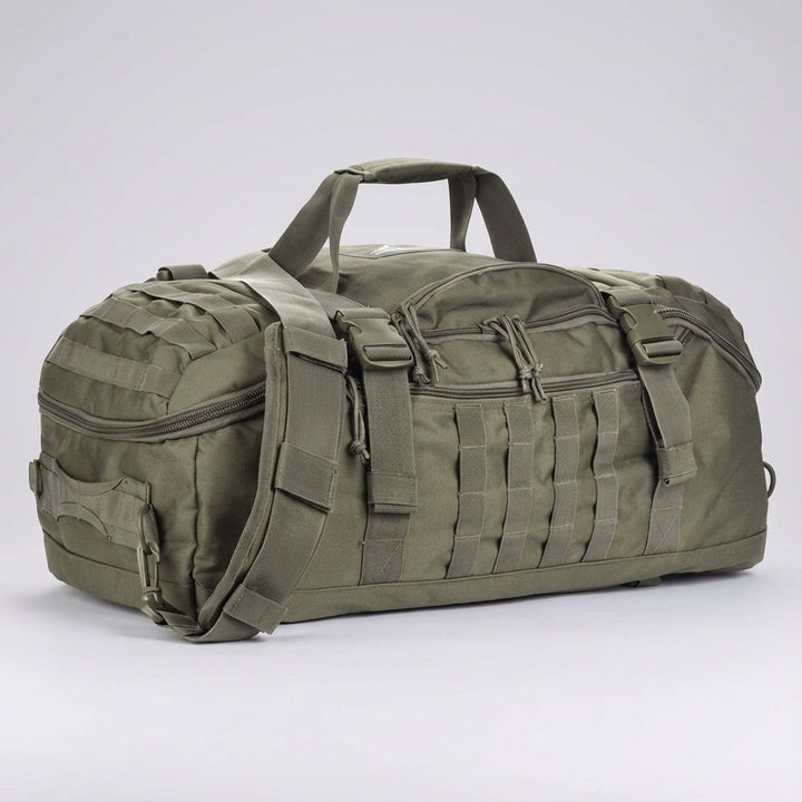 Versatile waterproof duffel bag for travel, gym, or adventure gear. Durable & tactical.