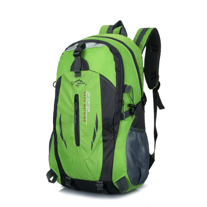 Heavy-duty nylon unisex waterproof travel backpack. Durable dry bag for extreme hiking, camping & outdoor adventures.