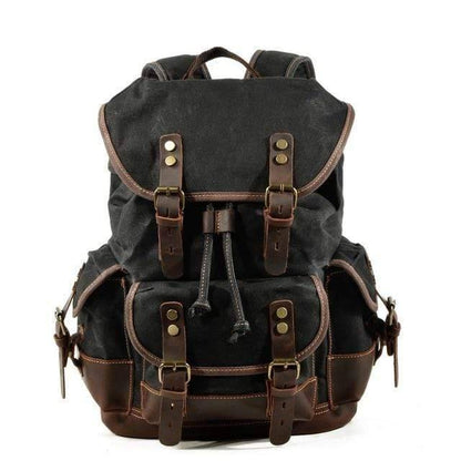 Back view of the waterproof rucksack with adjustable straps, designed for comfortable long-term wear