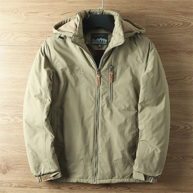 Unisex waterproof winter coat, insulated for ultimate warmth & protection in cold outdoor weather.