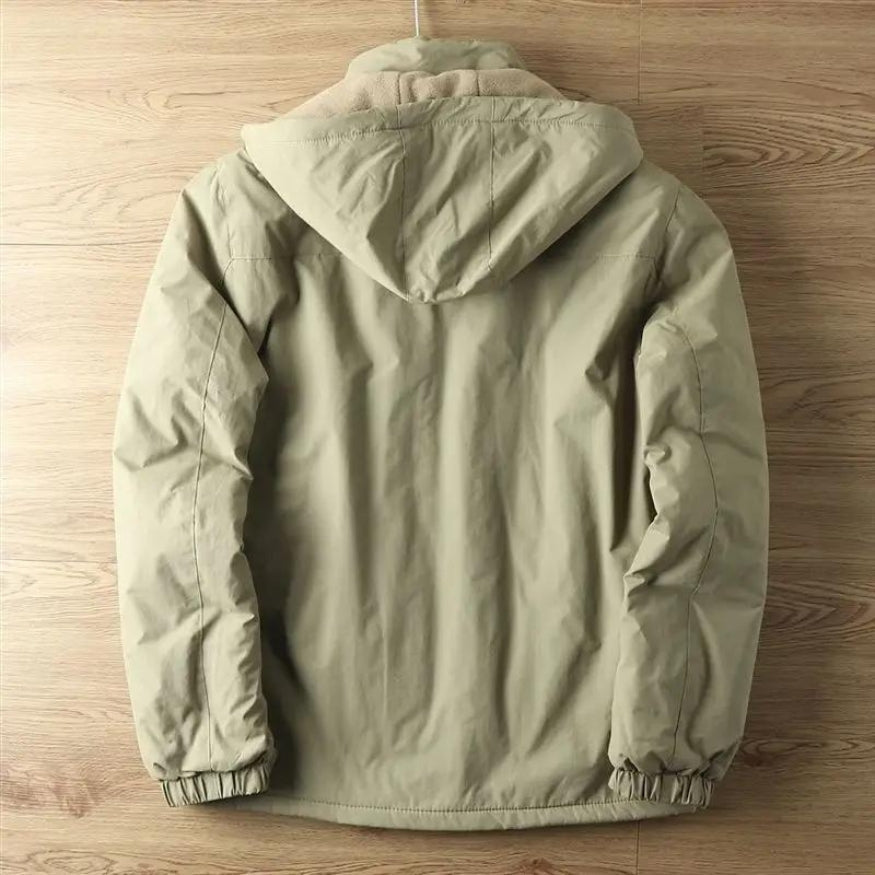 Insulated unisex waterproof winter coat, designed for ultimate warmth & protection in harsh outdoor cold.