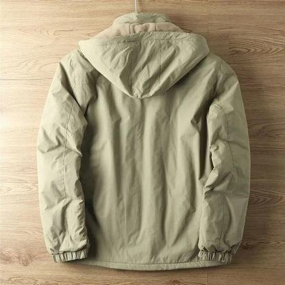 Insulated unisex waterproof winter coat, designed for ultimate warmth & protection in harsh outdoor cold.