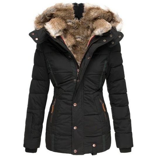 Unisex waterproof winter coat with warm lining, perfect for cold weather. Features a stylish design & durable protection.