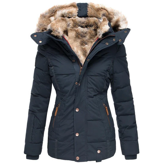 Handmade unisex waterproof winter coat with cozy warm lining, providing ultimate protection against cold weather.