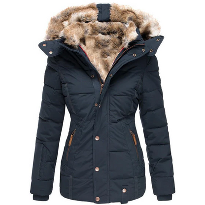 Handmade unisex waterproof winter coat with cozy warm lining, providing ultimate protection against cold weather.