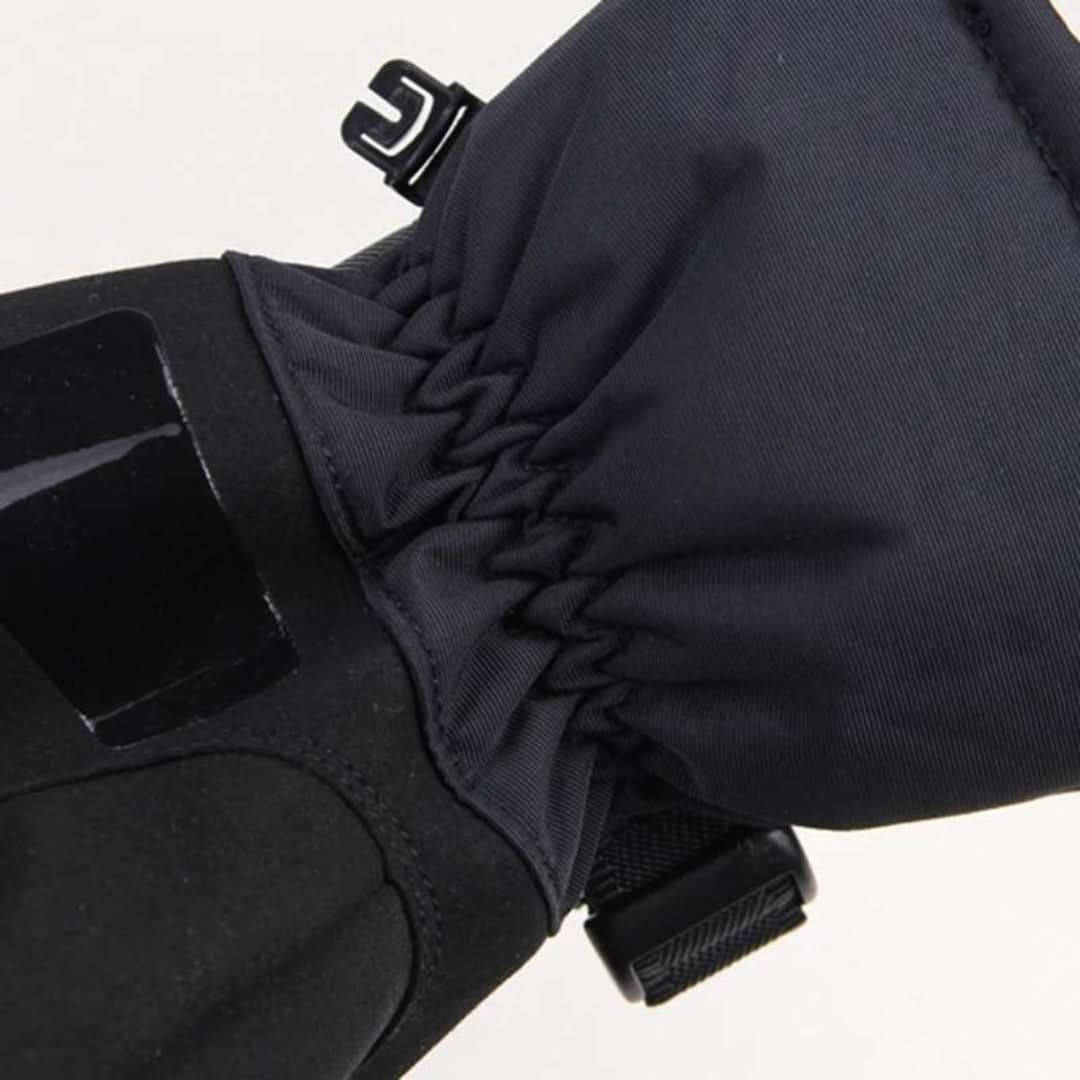 Durable waterproof winter motorcycle gloves. Keeps hands warm & dry during cold weather rides. Essential biker gear.