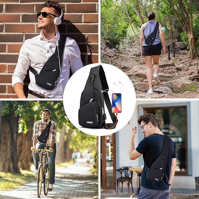 Hands-free WaveSling waterproof travel bag, perfect for secure daily essentials & commuting.