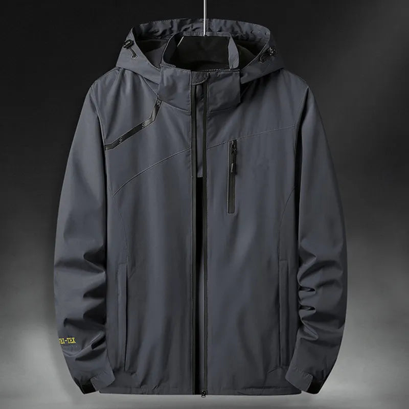 Stay dry & comfortable in this unisex weatherproof hooded jacket; waterproof, windproof & breathable tech.