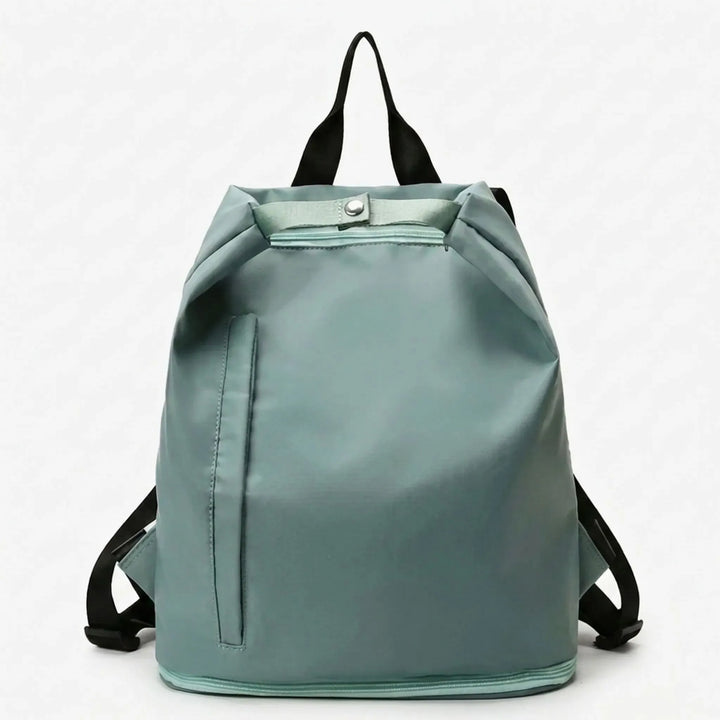 Stylish unisex travel sports backpack, a practical wet & dry gym bag for daily fitness & adventures.