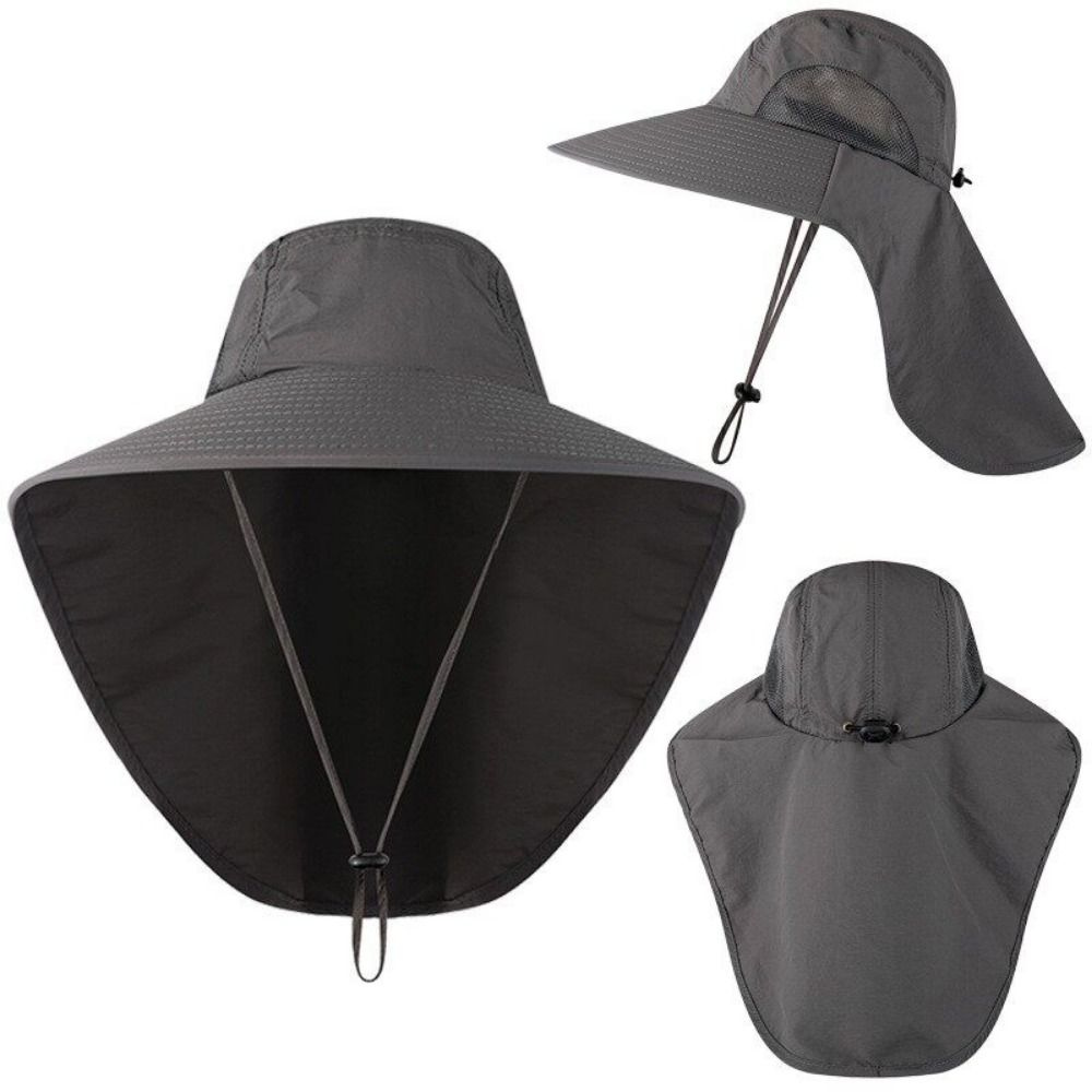 Unisex wide brim boonie hat, breathable & quick-dry for travel and sun protection during outdoor activities.