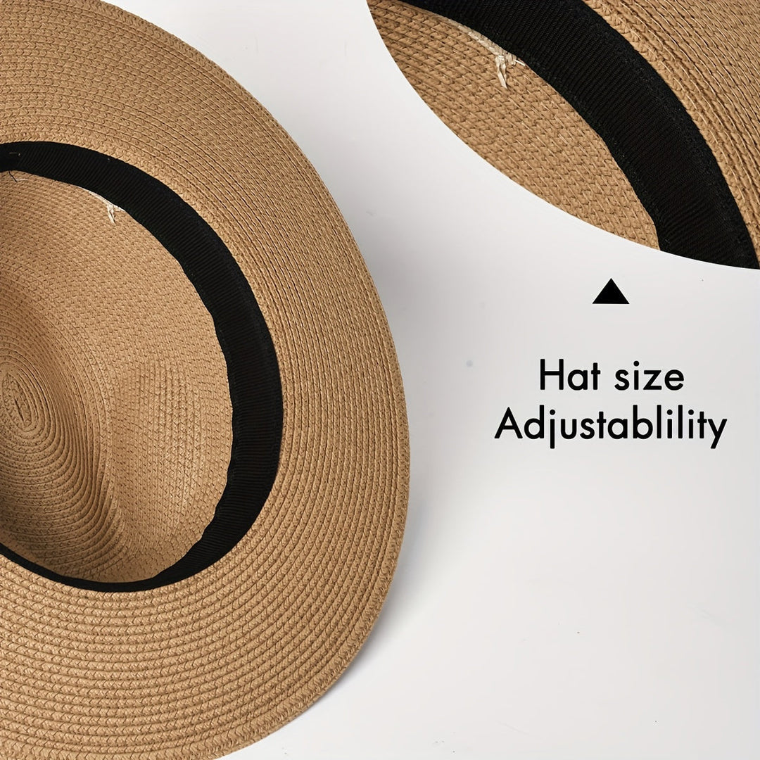 Effective UV protection with this lightweight paper fiber sun hat, a summer must-have.