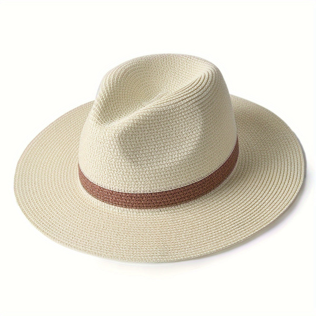 Versatile unisex summer hat with UV protection, suitable for men and women.
