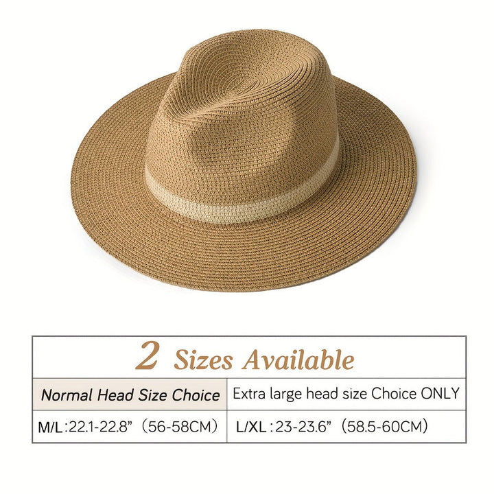 Trendy unisex summer hat, wide brim for sun-drenched style and protection.