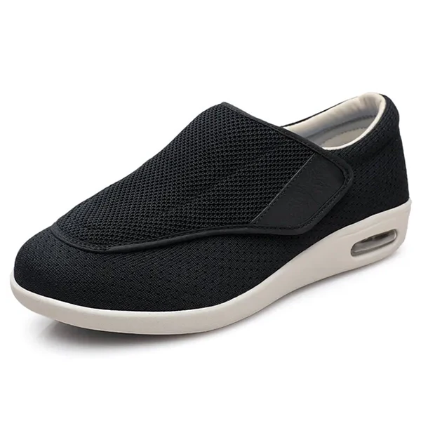 Adjustable unisex diabetic shoes with wide fit, designed for swollen feet, providing ultimate comfort.