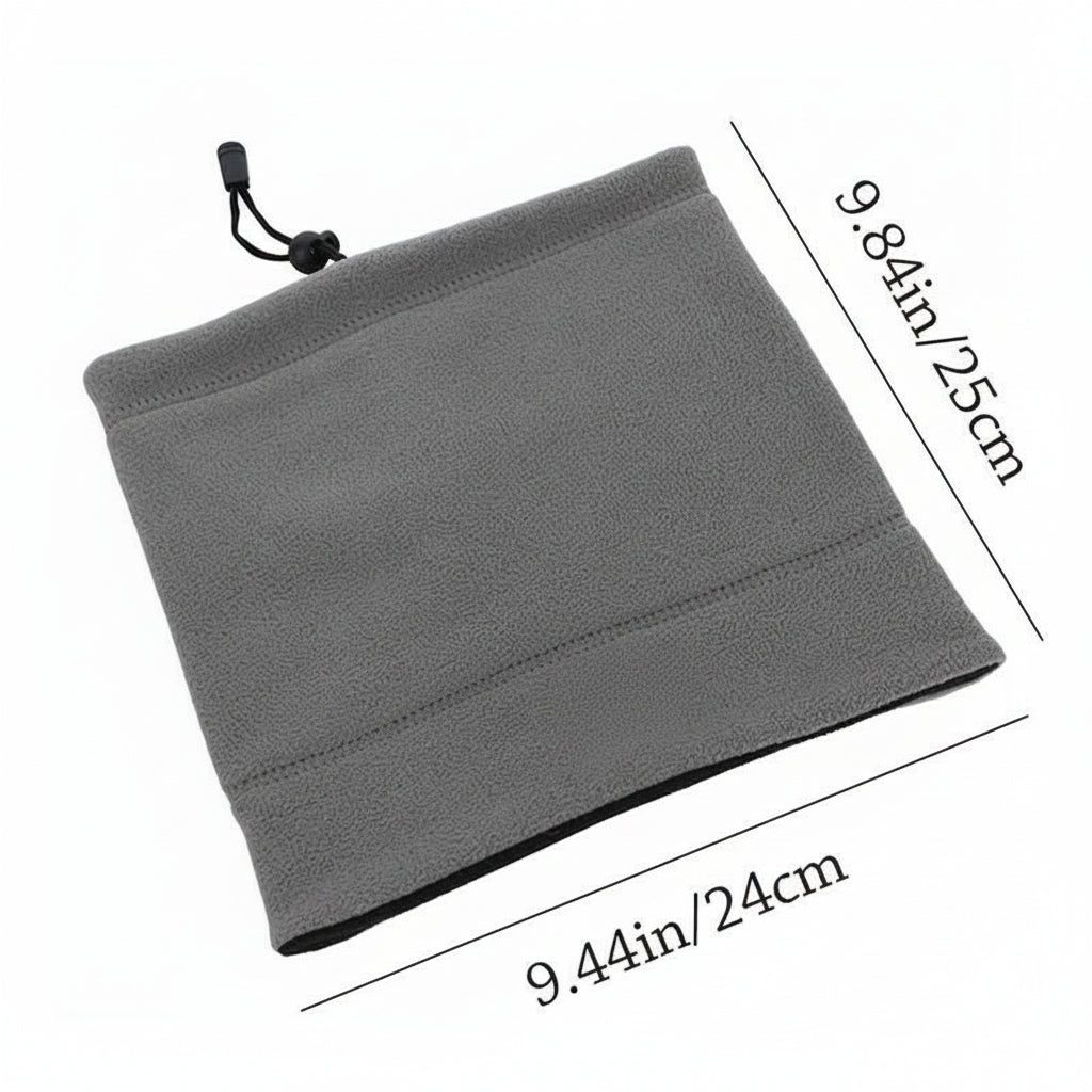 Unisex thermal neck warmer offering superior cold weather protection and comfort.