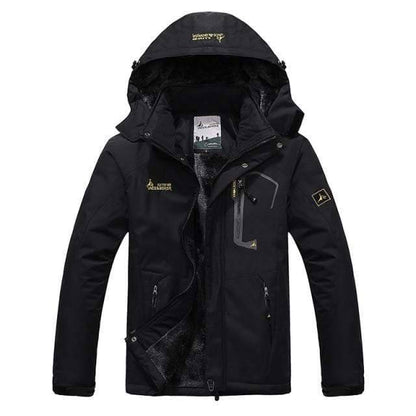 Warm insulated unisex winter parka jacket, perfect for hiking and protecting against wind and cold weather.
