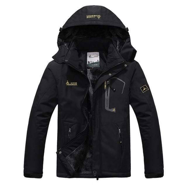 Warm insulated unisex winter parka jacket, perfect for hiking and protecting against wind and cold weather.