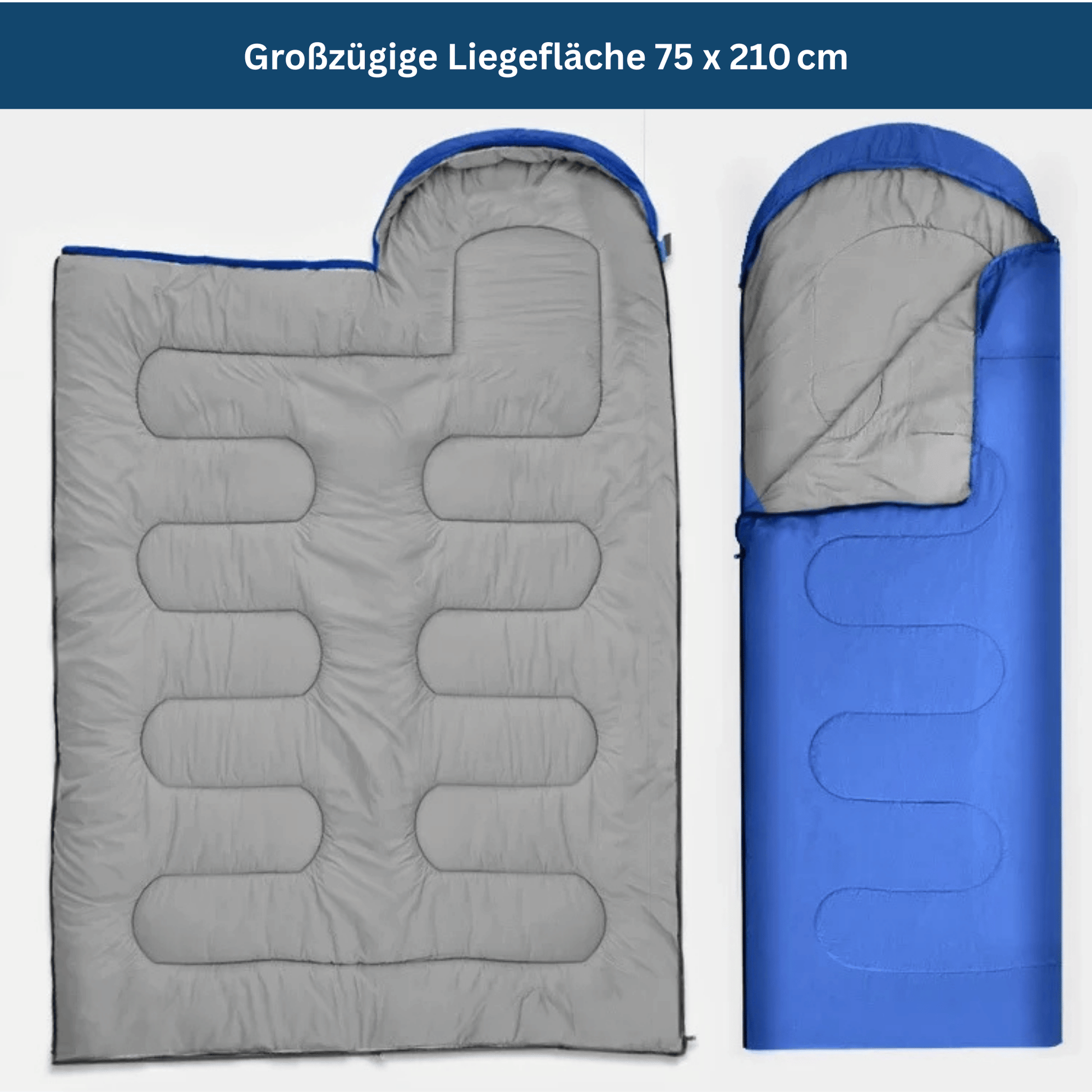 Heavy-duty winter camping sleeping bag, essential outdoor gear for cold climate expeditions.