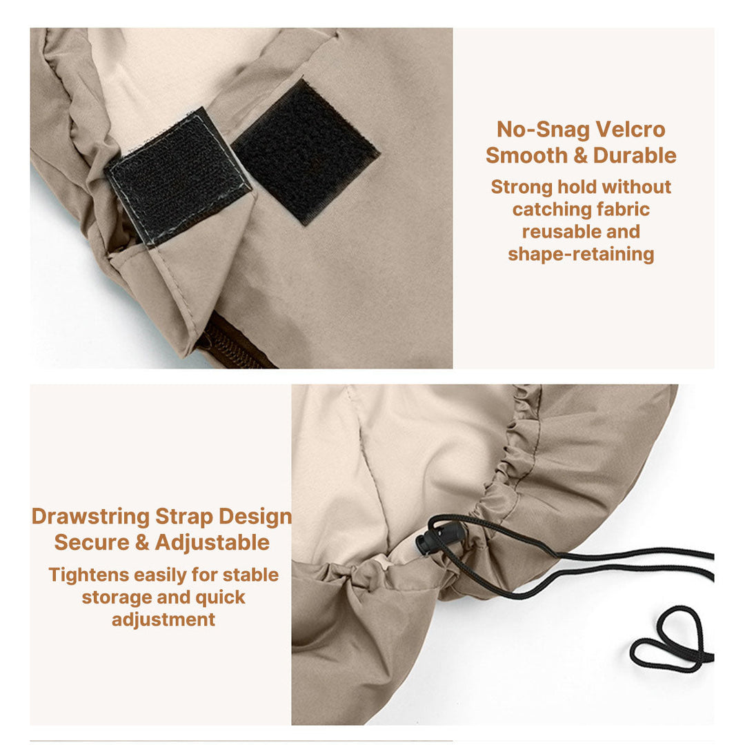 Winter warm camping sleeping bag, lightweight & compact for traveling outdoor enthusiasts