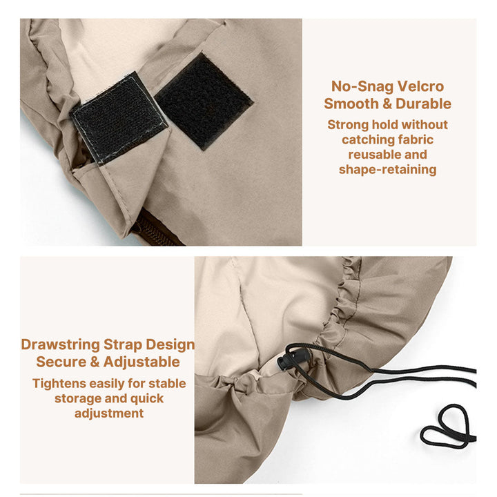 Winter warm camping sleeping bag, lightweight & compact for traveling outdoor enthusiasts