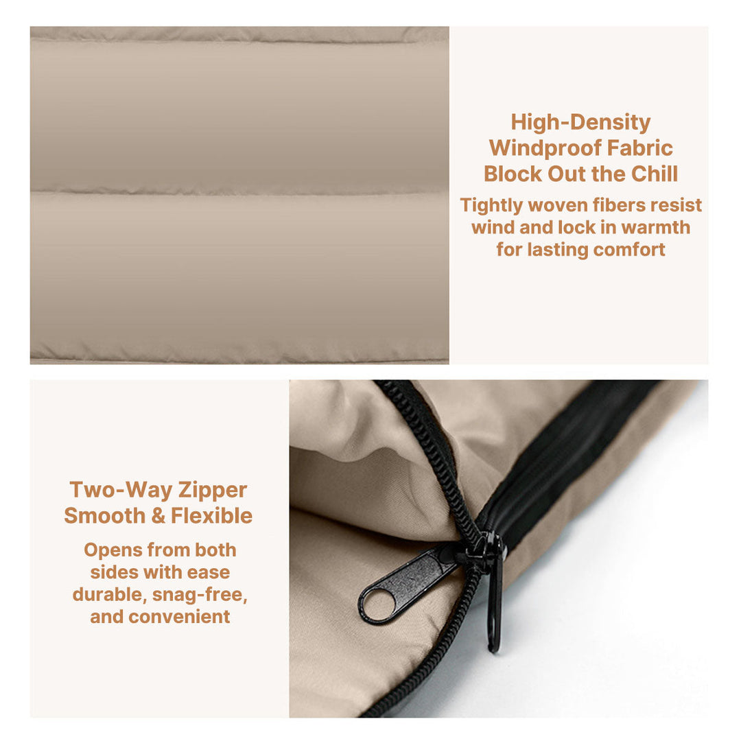 Durable outdoor gear: unisex hollow cotton sleeping bag for winter adventures