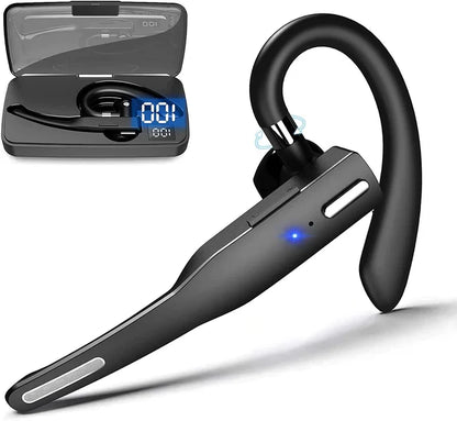 Trucker wireless Bluetooth headset with noise cancelling mic, perfect for hands-free communication in noisy environments.