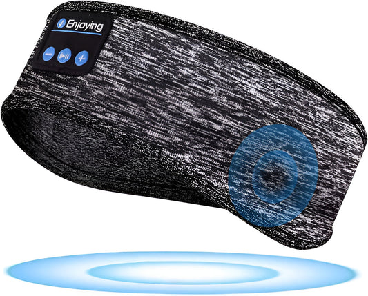 Unisex wireless sleeping headphones in a soft headband for deep sleep & insomnia relief.