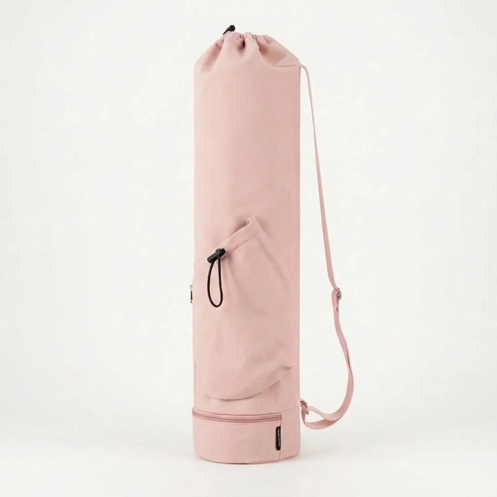 Durable fitness yoga mat carrier, also great for Pilates. Features an adjustable strap & secure storage pockets.
