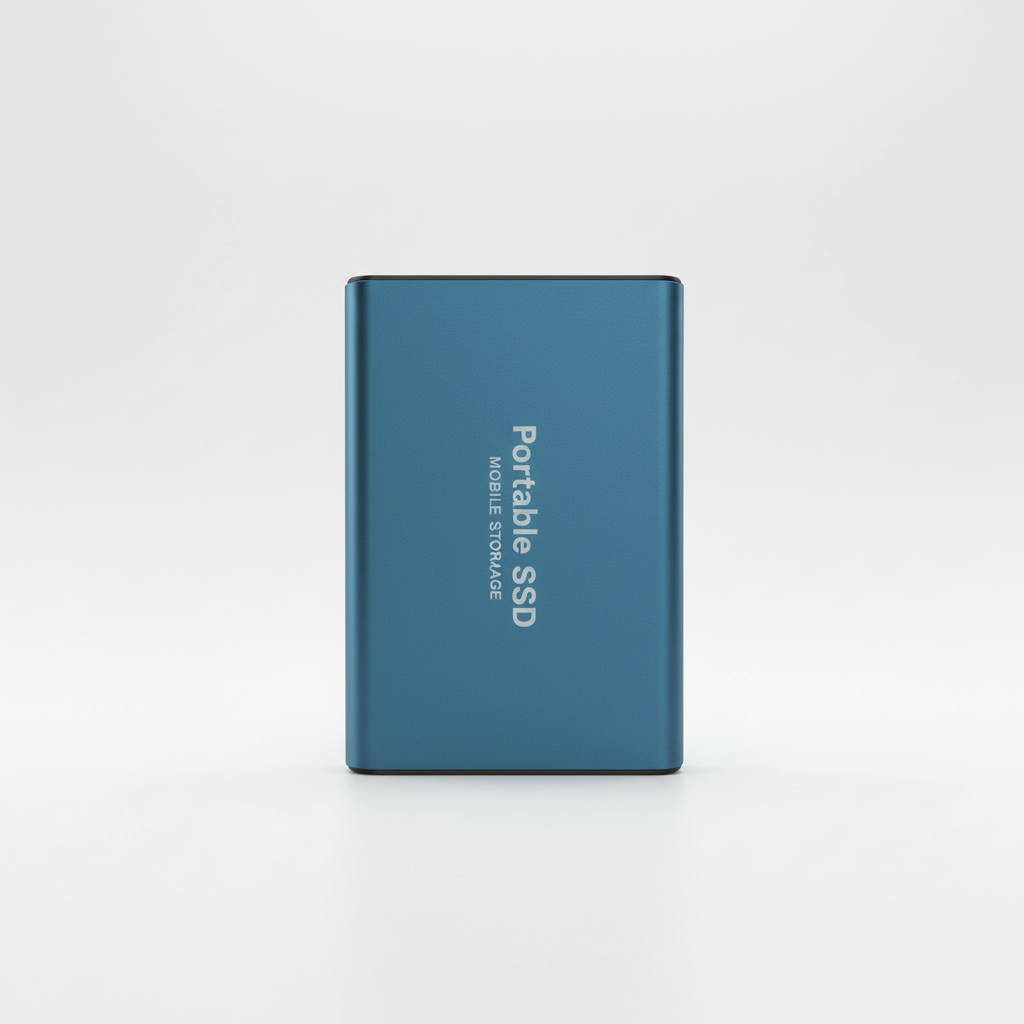 Essential tech accessory: 128TB external SSD for high-speed portable data storage & instant backup.