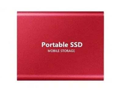 Massive 128TB external SSD for professionals needing fast, secure, portable data backup & transfers.
