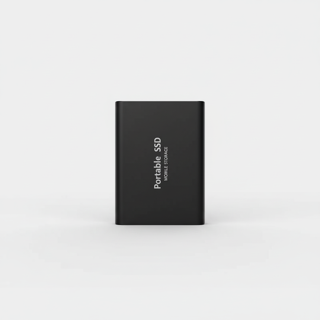 Portable 128TB external SSD, perfect for on-the-go data backup & fast transfers via USB-C.