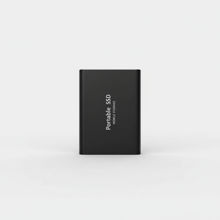 Portable 128TB external SSD, perfect for on-the-go data backup & fast transfers via USB-C.