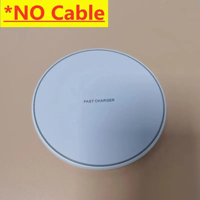 Power up fast with this 30W wireless charging pad, a must-have smartphone accessory.