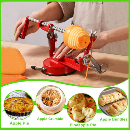 Ergonomic apple peeler and fruit corer, a must-have kitchen accessory for healthy snacks.