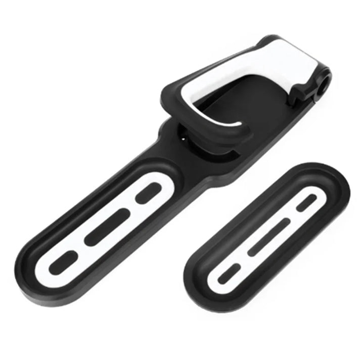 Organize your garage with this universal bike wall mount. A durable bicycle storage rack & space-saver for home.