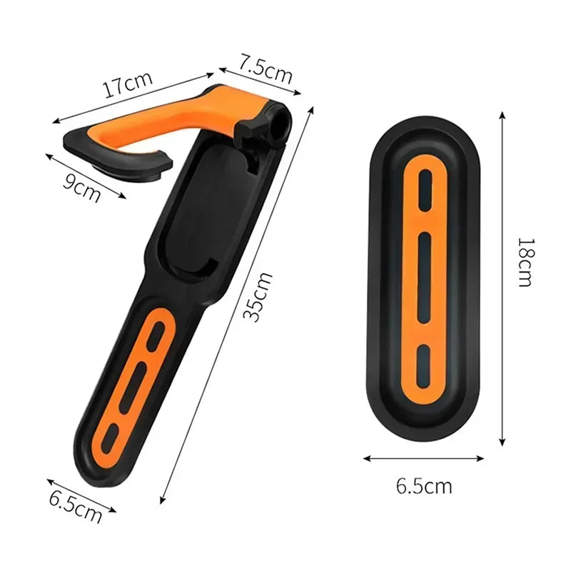 Heavy-duty bicycle wall mount. Essential cycling accessory for home bike storage & garage organization.