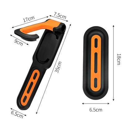 Heavy-duty bicycle wall mount. Essential cycling accessory for home bike storage & garage organization.