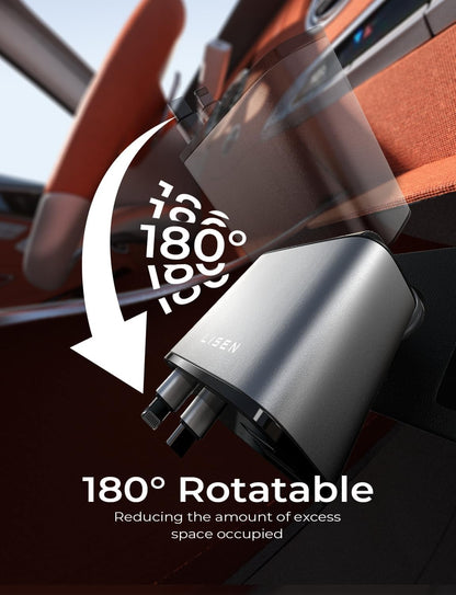 Eliminate cable clutter with this retractable USB-C car charger, a neat auto accessory for fast charging.